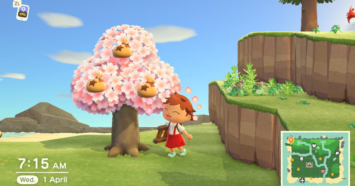 Comment planter un arbre à argent dans Animal Crossing : Nouveaux Horizons