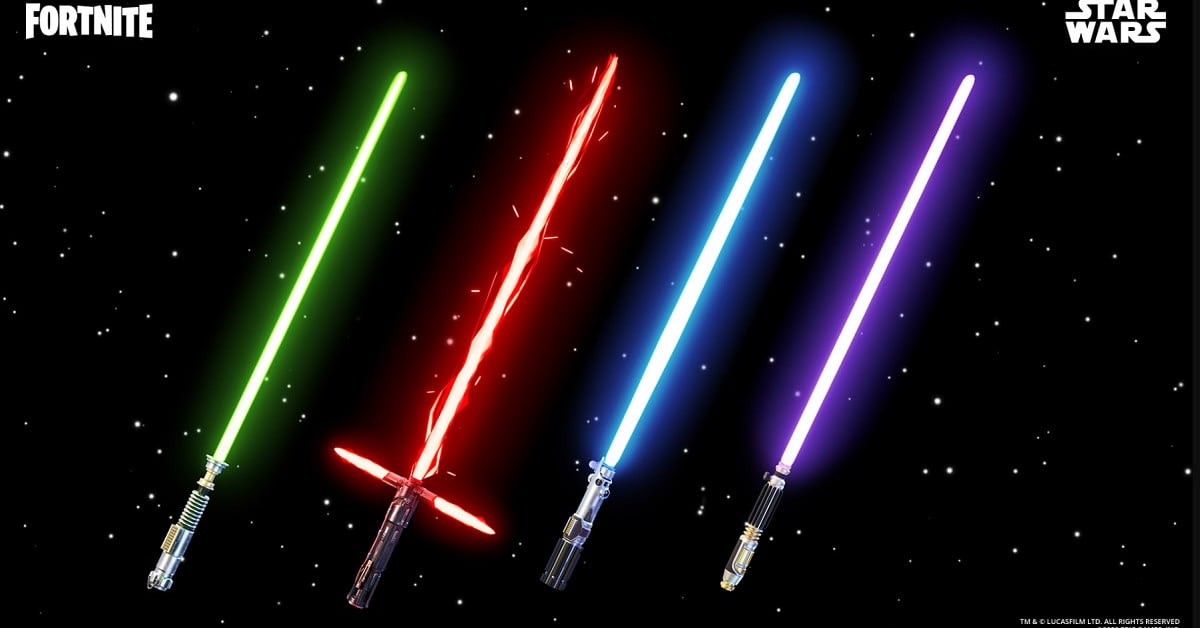 Les sabres laser reviennent dans Fortnite à temps pour la journée Star Wars