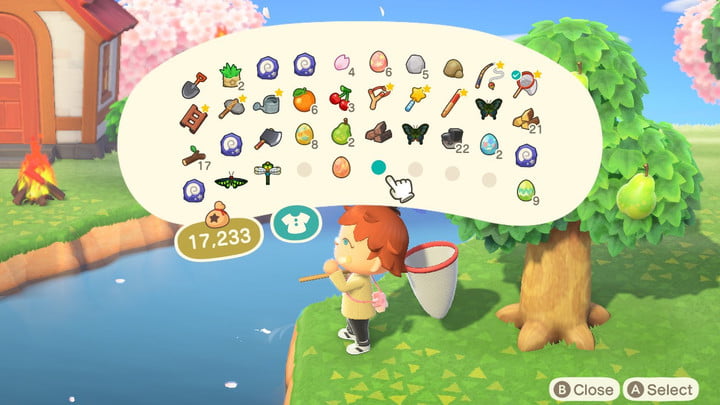 Animal Crossing : New Horizons augmente la taille de l'inventaire