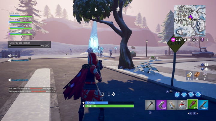 fortnite ice storm challenges golden ice brutes