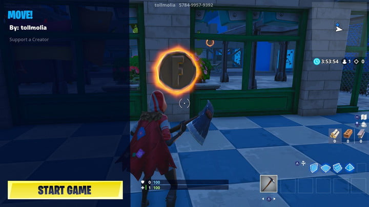 fortnite overtime challenges free battle pass collect coins creative mode