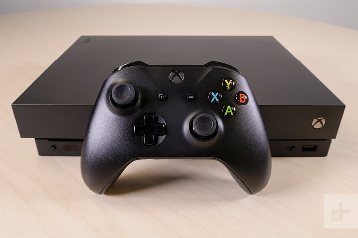 Revue de la manette de la Xbox One X à l'avant